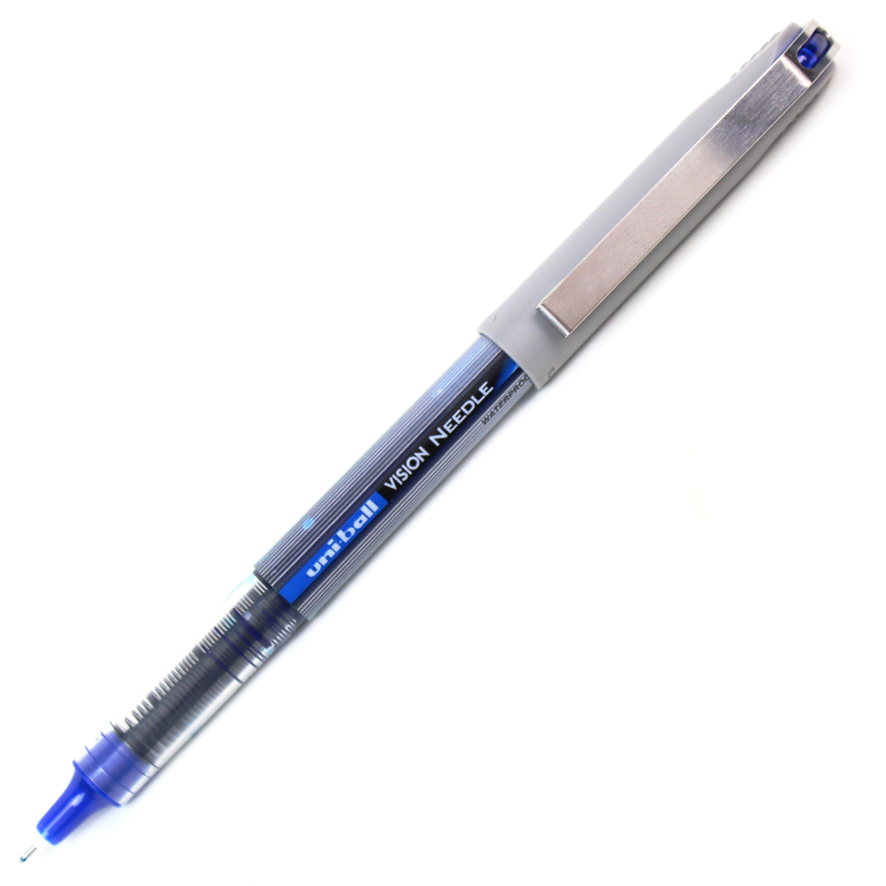Caneta Rollerball Vision Needle Azul Uni-Ball